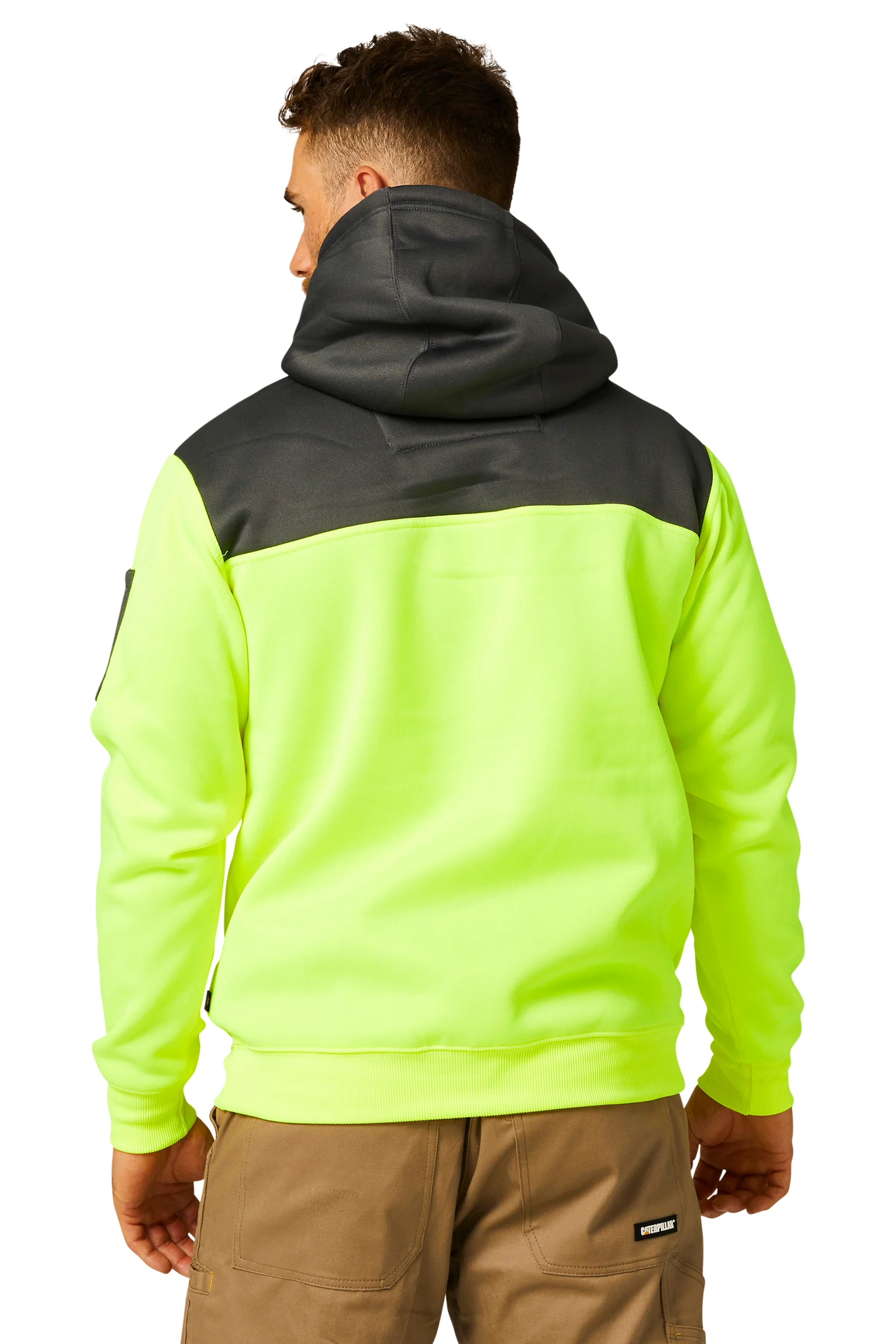 Cat 1910070 Hivis L/S Hoodie Work Wear - Image 5
