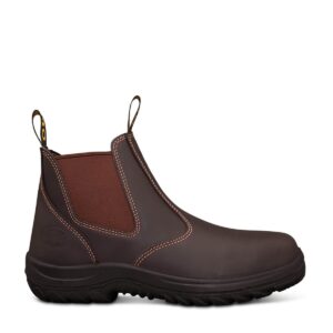 OLIVER, 34626 CLARET ELASTIC SIDE BOOT