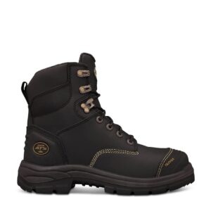 OLIVER 55345-1 150Mm  Black Lace Up Boot