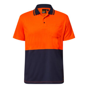 DNC  3845  HIVIS  S/L  COTTON  POLO  SHIRT