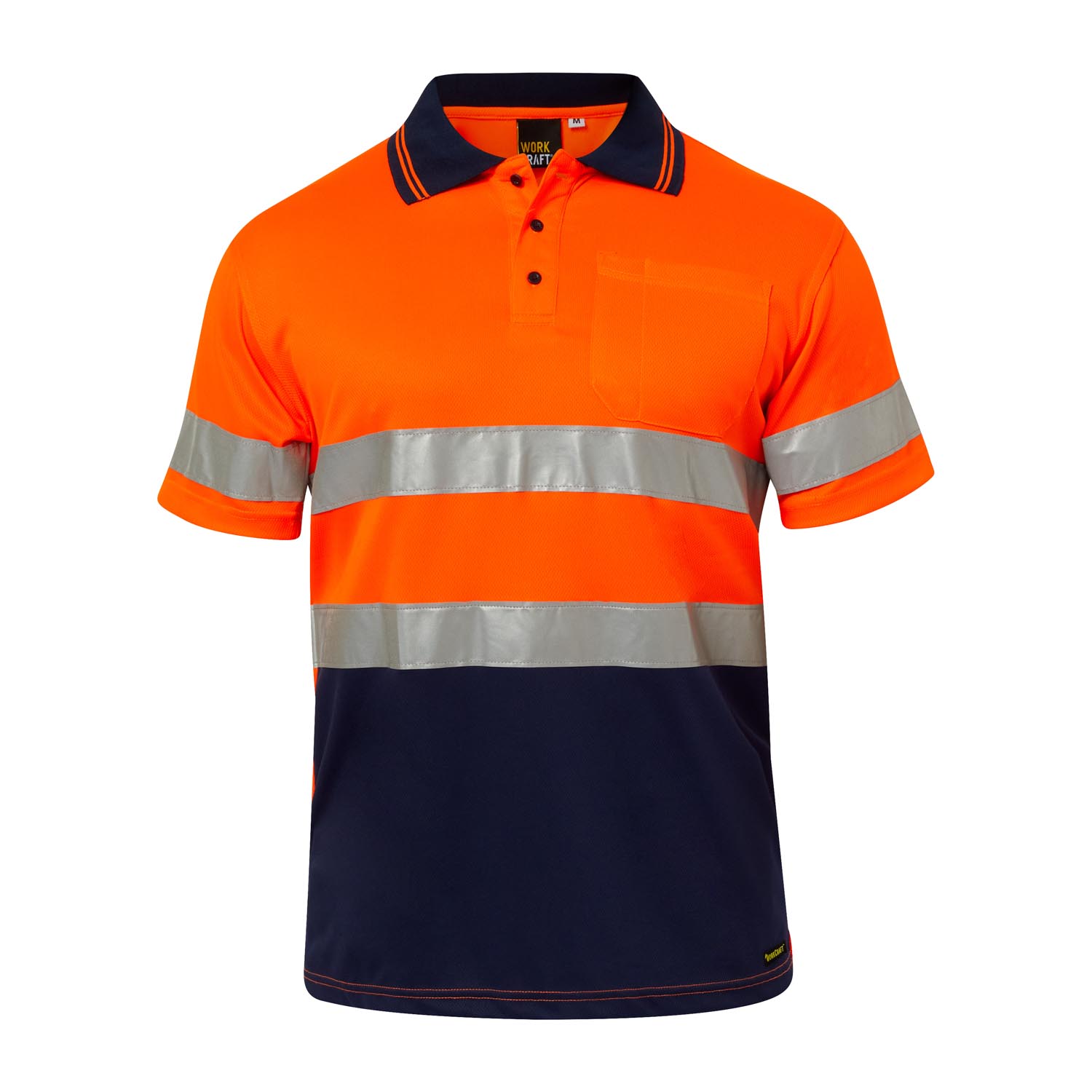 WSP410 HIVIS REFLECTIVE TAPE POLO SHIRT