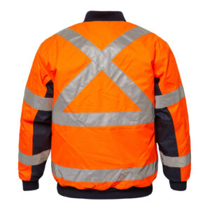 WW9010 HIVIS  REFLECTIVE  BOMBER JACKET X  TAPE - Image 2