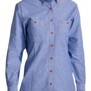 Bisley B76407L , Women L/S Chambray Shirt