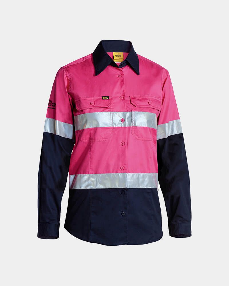 Bisley BL6896 Women 3M Tape 2 Tone Shirt - Image 2