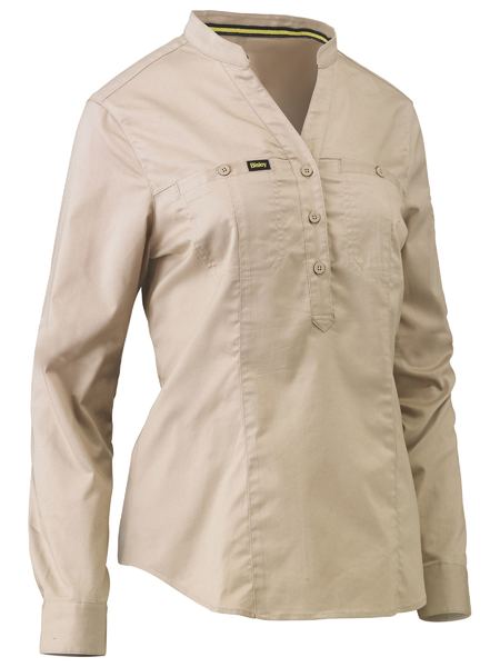 Bisley BLC6063 Women Stretch V Neck Shirt