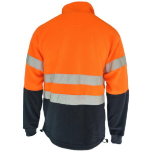 DNC3830, Hivis Two Tone Full Zip Polar Fleece R/Tape - Image 3