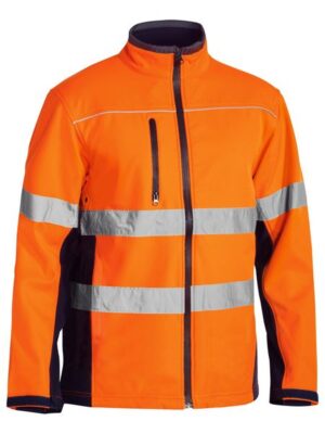 Bisley, TWO TONE HIVIS SOFT SHELL JACKET