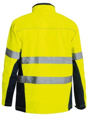 Bisley, TWO TONE HIVIS SOFT SHELL JACKET - Image 3