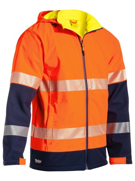 Bisley HI VIS RIPSTOP BONDED FLEECE JACKET - Image 3