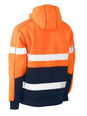 Bisley TAPED TWO TONE FLEECE HOODIE L/S PULLOVER - Image 4