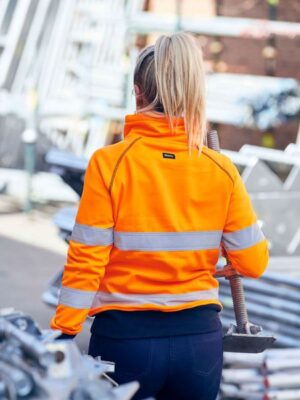 Bisley BKL6818T HIVIS FLEECE PULLOVER JUMPER TAPE - Image 2