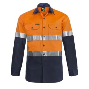 WS19 HIVIS REFLECTTIVE COTTON SHIRT