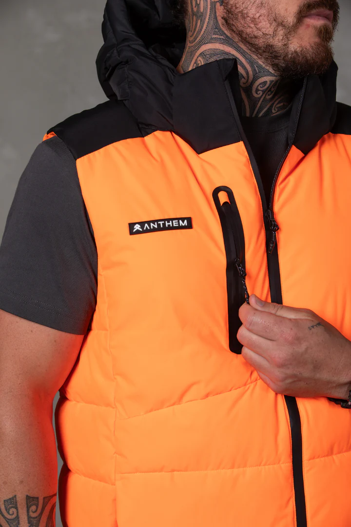ANTHEM, V1003 HIVIS WORK PUFFER VEST - Image 6