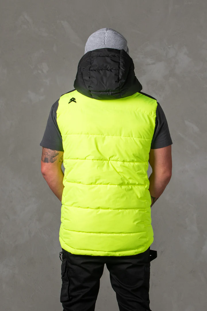 ANTHEM, V1003 HIVIS WORK PUFFER VEST - Image 2