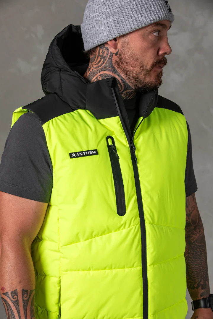 ANTHEM, V1003 HIVIS WORK PUFFER VEST - Image 3
