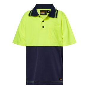KIDS WSPK20  HIVIS  POLO SL SHORT - Image 2