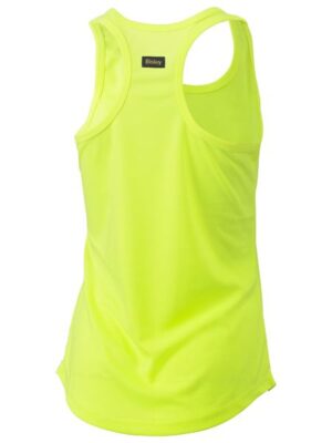 Bisley BKL0439 HIVIS WOMEN RACER SINGLET - Image 4