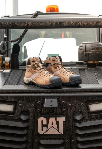 Cat P725325 Argon Zip-Side Safety Boot