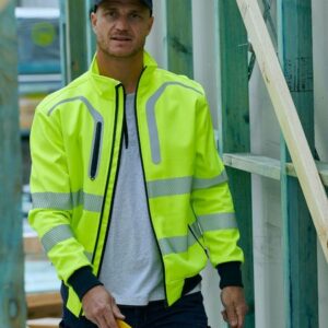 Bisley BJ6979T Hivis Taped Solf-Shell bom-Jacket