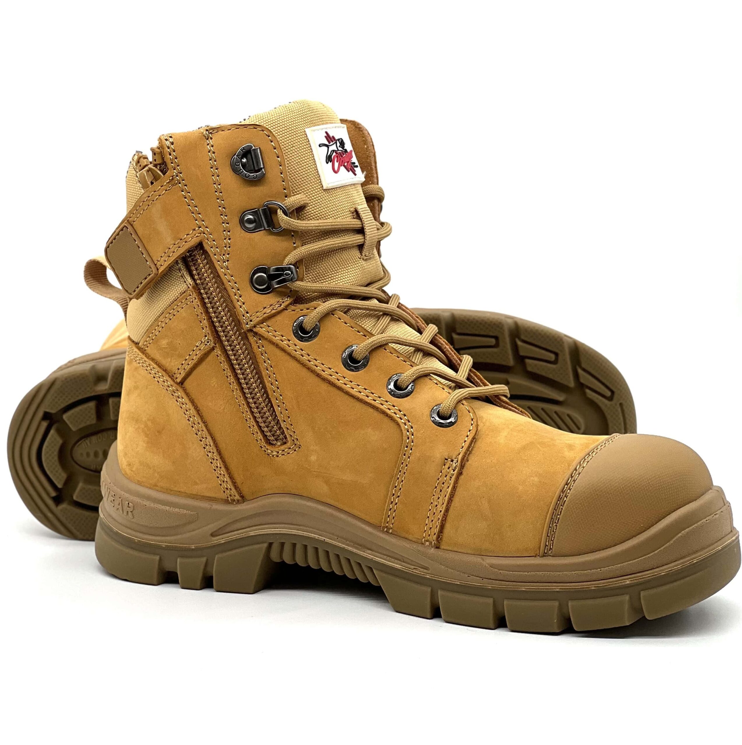 Cougar Bundaberg  Zip-Side  High-Cut Wheat Boot - Image 3